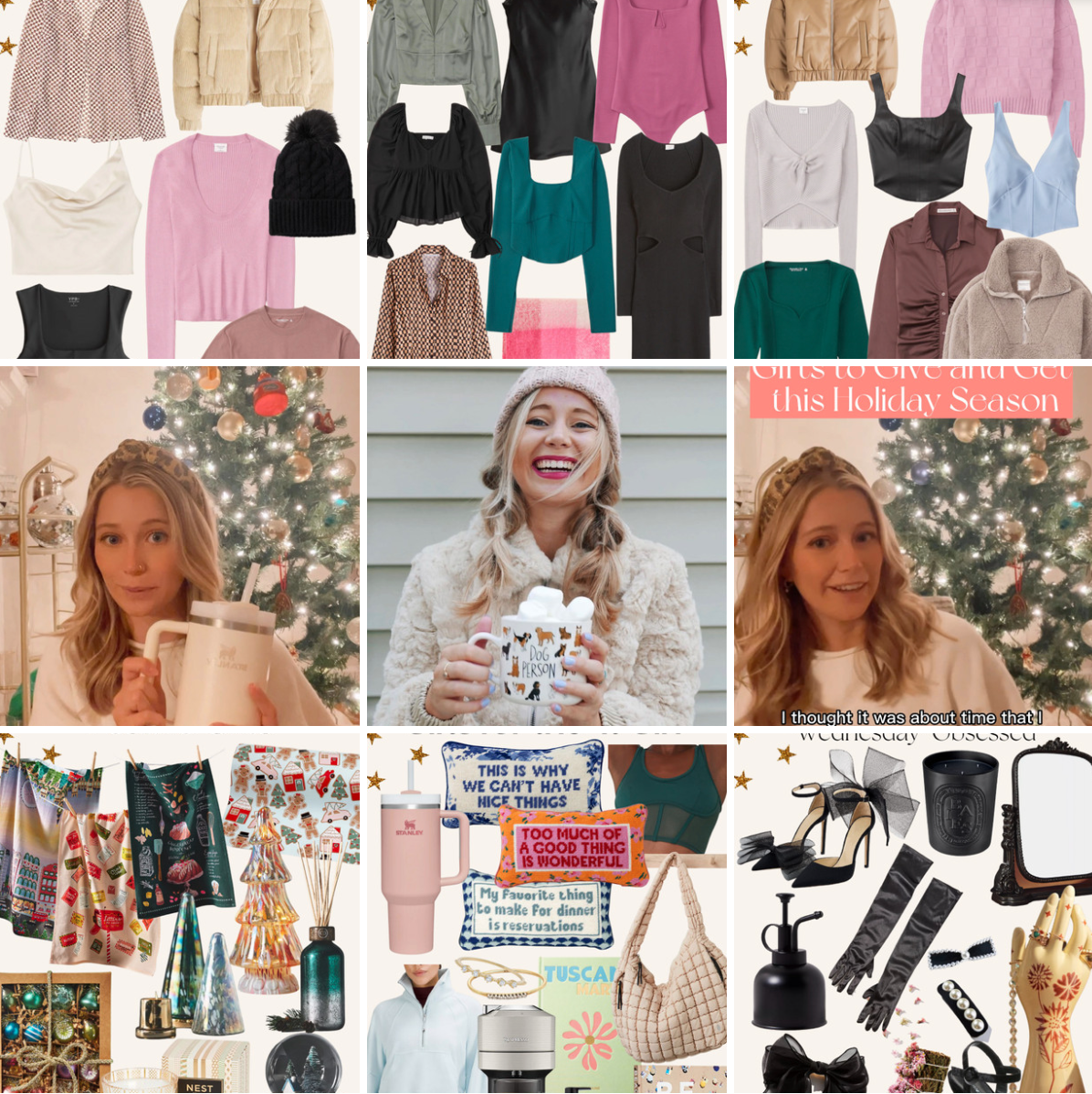 Check out my recent gift guides and outfit posts!